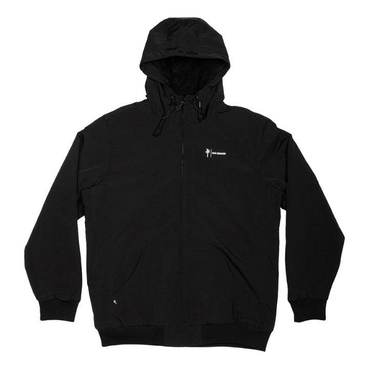 BOMBER JACKET SHERPA - BLK